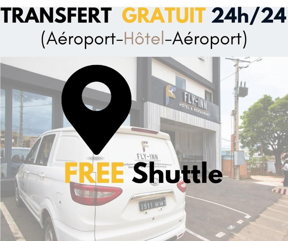 Fly Inn Madagascar Hotel - Navette Gratuite H24 - A 300M De L'Aeroport International Ivato-Antananarivo Ivato  Ngoại thất bức ảnh